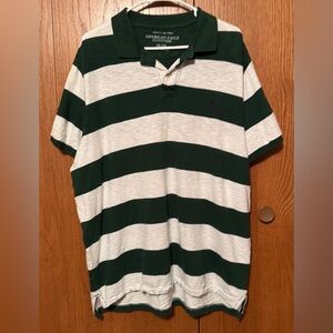 American Eagle Outfitters Men’s Stripe Polo
